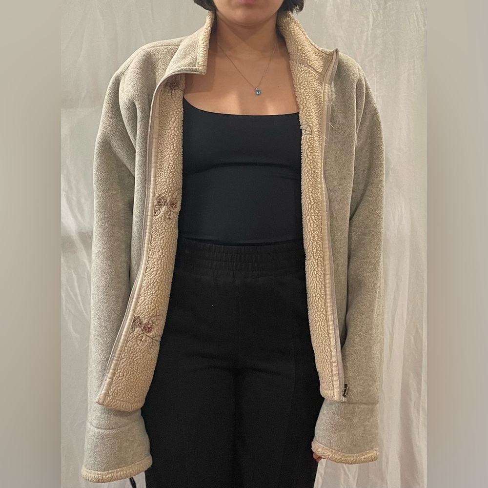 Vintage 80s Sherpa Jacket /SZ L